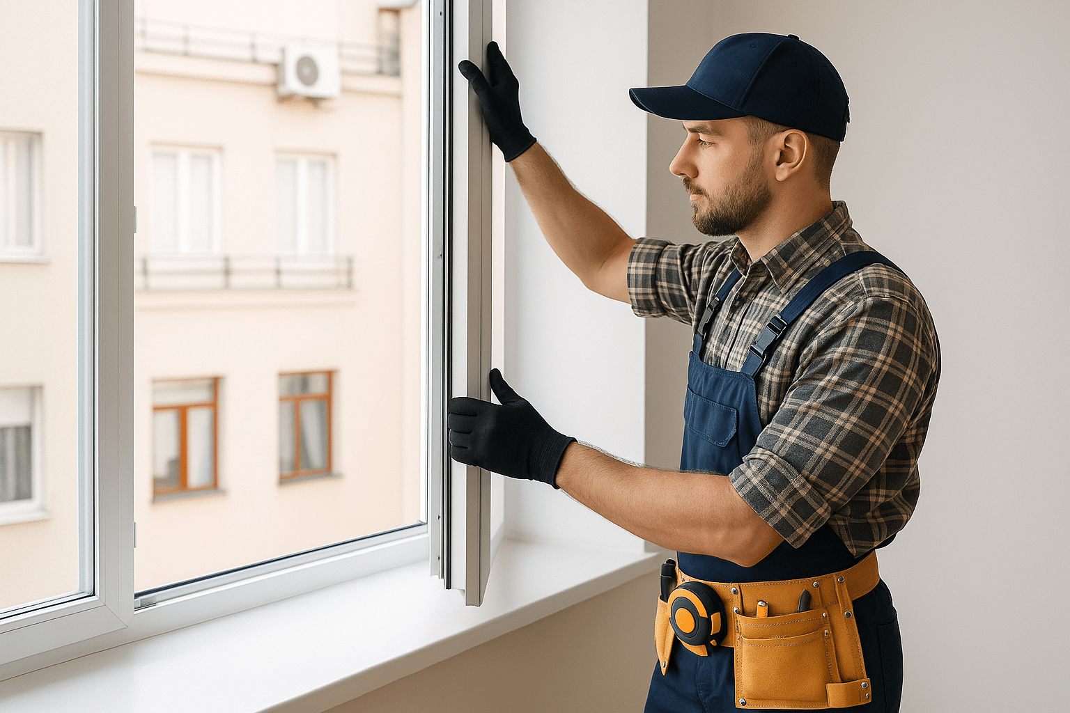 Handwerker für Sanierungen und der Kunde